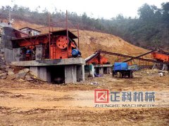 石料生產線工藝過程中反擊式深夜黄色网站的使用